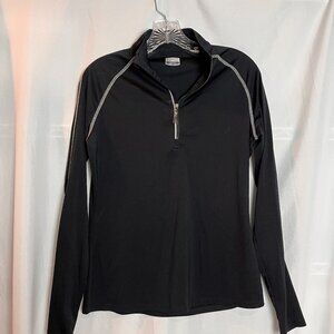 Women's Black Callaway 1/4 Zip Pullover Golf Top Size M